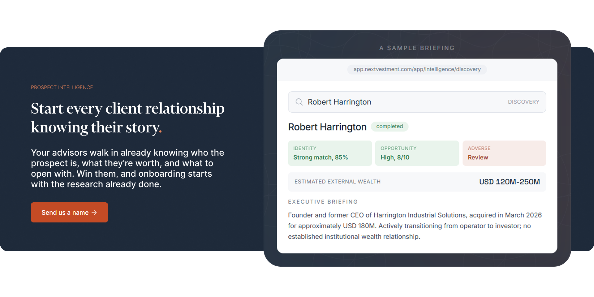 Nextvestment Story: The Trust Layer