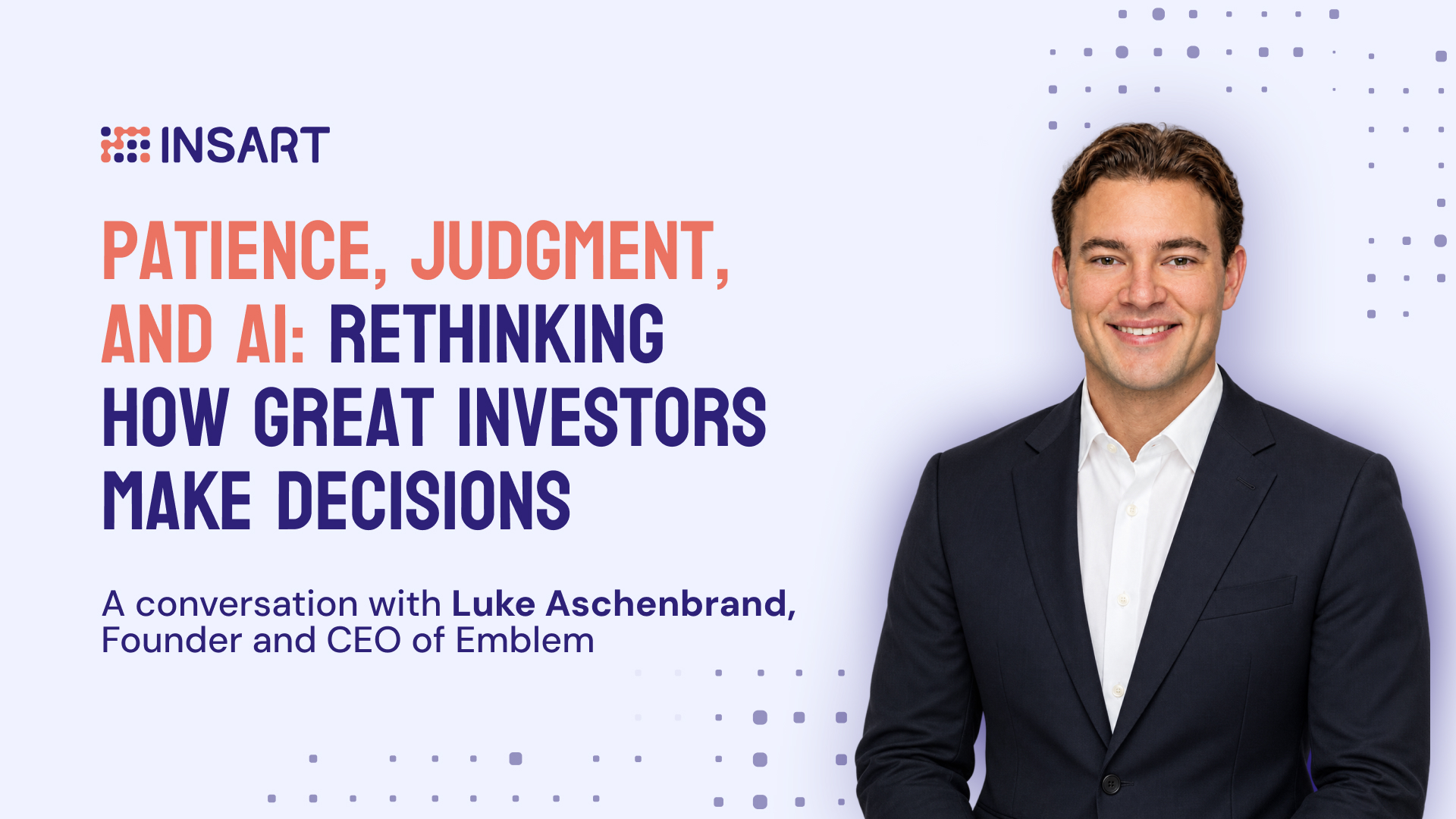 Interview with Luke Aschenbrand. Emblem. Preview